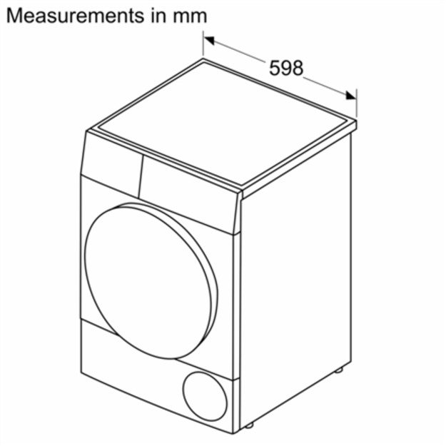 Bosch | Dryer Machine with Heat Pump | WQG245AESN | Energy efficiency class A++ | Front loading | 9 kg | Condensation | LED | De