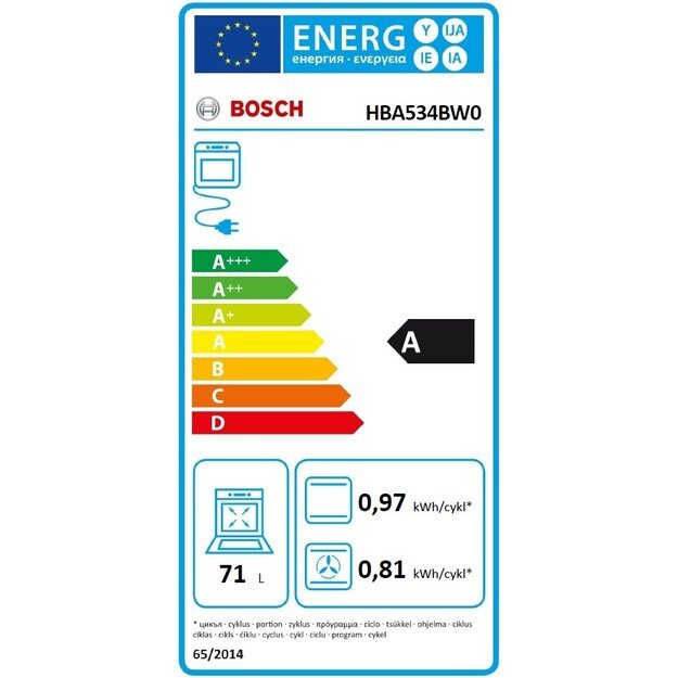 BOSCH HBA534BW0