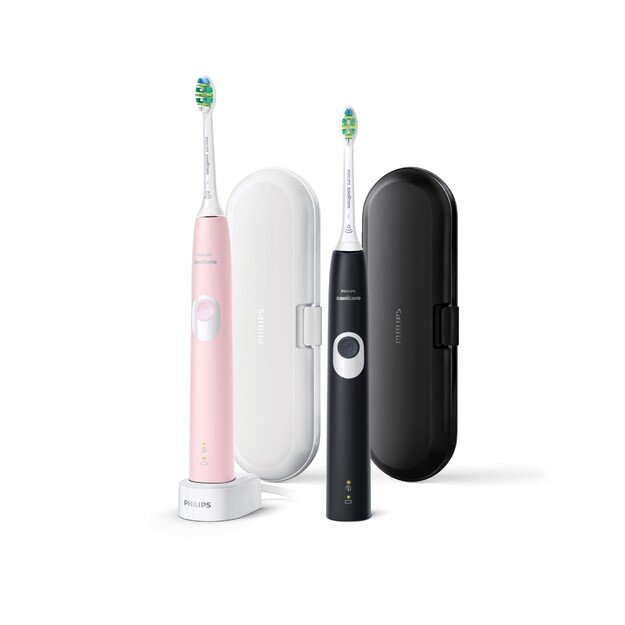 Philips 4300 series HX6800/35 electric toothbrush Adult Sonic toothbrush Black,Pink