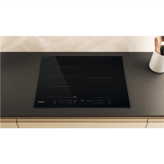 Whirlpool Hob | WF S4665 CPBF | Induction | Number of burners/cooking zones 4 | Electronic | Timer | Black