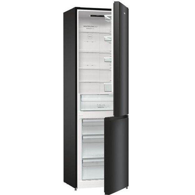 Gorenje | Refrigerator | NRK6202EBXL4 | Energy efficiency class E | Free standing | Combi | Height 200 cm | No Frost system | Fr