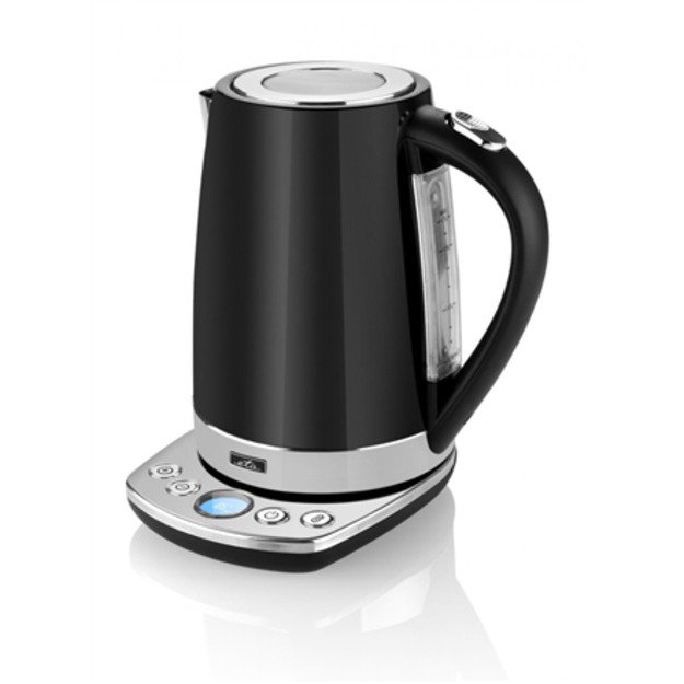 ETA | Kettle | ETA158790000 | With electronic control | 2200 W | 1.7 L | Stainless steel | 360° rotational base | Black