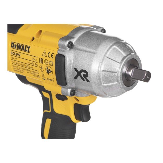 Smūg. Raktas 18V Dewalt DCF899HNT-XJ be akum, be pakr.