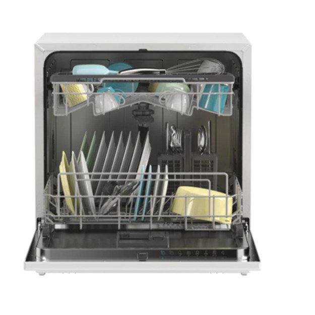 Dishwasher | CP 8F9FFW | Free-standing | Width 55 cm | Number of place settings 8 | Number of programs 8 | Energy efficiency cla