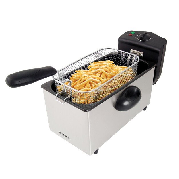 Esperanza EKG010 Deep Fryer 3 L, 2000W Inox