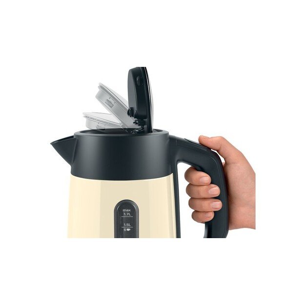 Bosch | Kettle | TWK4P437 | Electric | 2400 W | 1.7 L | Stainless steel | Beige