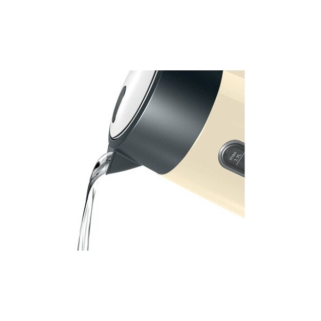 Bosch | Kettle | TWK4P437 | Electric | 2400 W | 1.7 L | Stainless steel | Beige