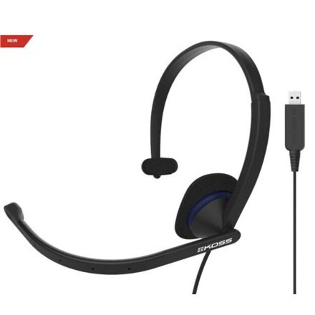 Koss | CS195 USB | Headphones | Wired | On-Ear | Microphone | Black