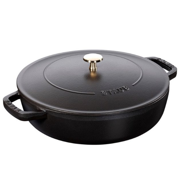 Deep frying pan with lid STAUB 28 cm 40511-472-0