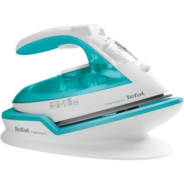 TEFAL Freemove Air Wireless Steam Iron | FV6520 | Steam Iron | 2400 W | Water tank capacity 250 ml | Continuous steam 25 g