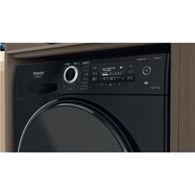 Hotpoint | Washing Machine With Dryer | NDD 11725 BDA EE | Energy efficiency class E | Front loading | Washing capacity 11 kg |