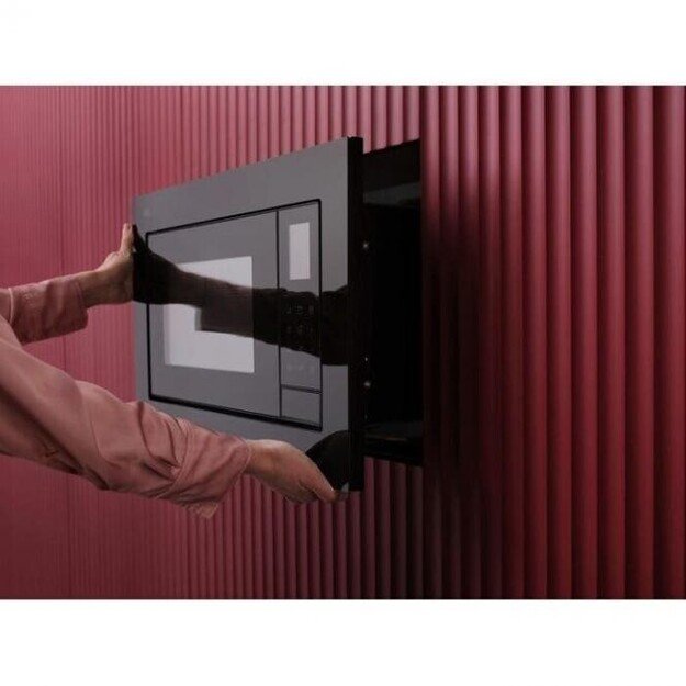 Juodos spalvos 36cm auk&scaron;čio įmontuojama mikrobangų krosnelė AEG NMB6S171SB 4