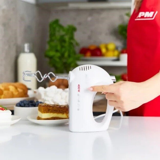 MPM MMR-25 hand mixer white 5