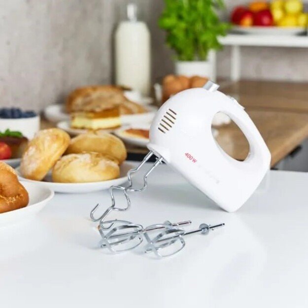 MPM MMR-25 hand mixer white 3