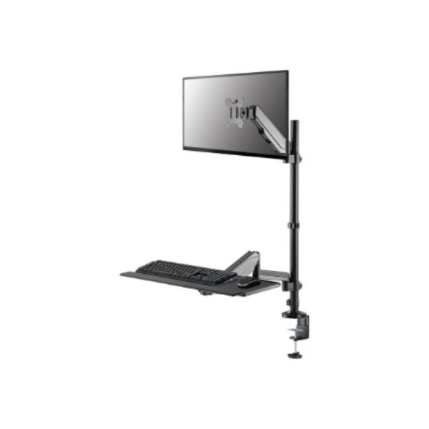 Neomounts Desk Mount | DS90-325BL1 Sit-stand workstation desk | Adjustable Height