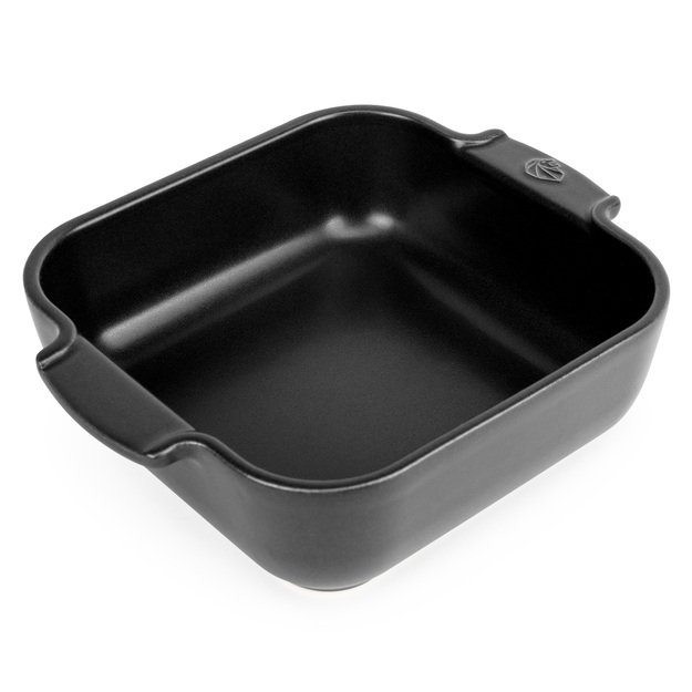 Dish, 16.3x16.3x6 cm, black, Appolia