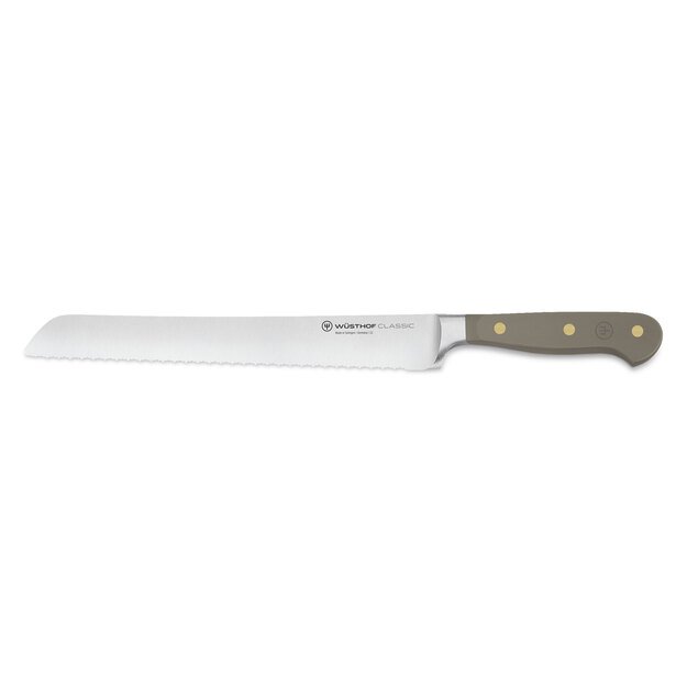 Bread knife, 23 cm, grey, Classic Colour