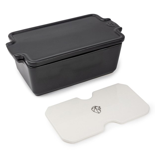 Bread dish, 20x11x7.5 cm, grey, Appolia