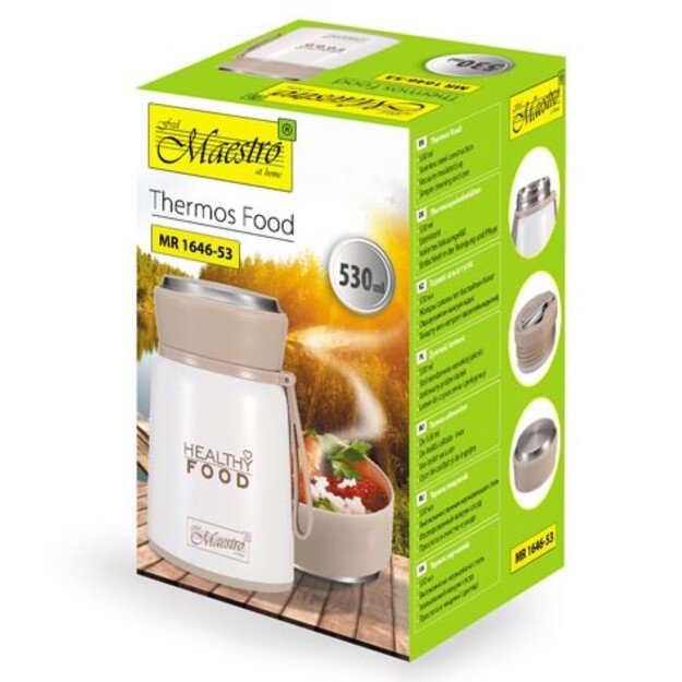 Dinner thermos Maestro MR-1646-53 530 ml White 1