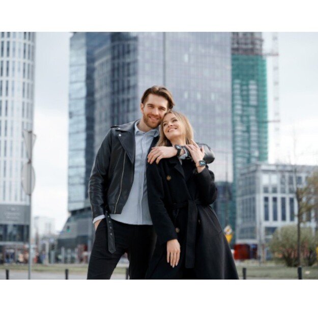 Išmanusis laikrodis su lietuvišku meniu Garett GRC STYLE Black 8