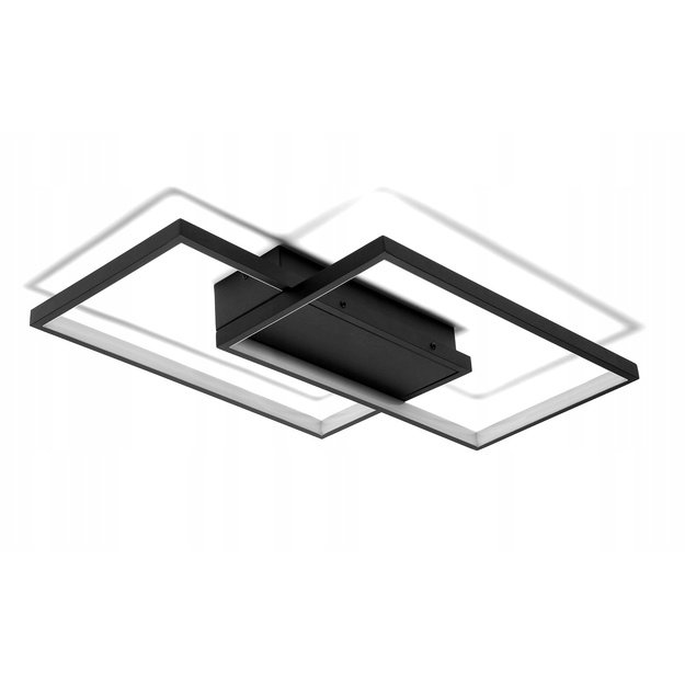 Decorative lamp LED variable color light color black Modern 48W + remote control