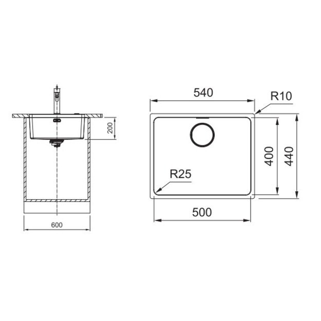 FRANKE Mythos MYX 110-50, 122.0601.316