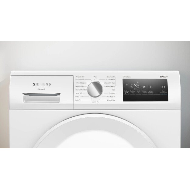 Džiovyklė su &scaron;ilumos siurbliu Siemens iQ300, WT43HV94, 8 kg