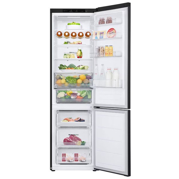 LG GBV3200DEP fridge-freezer Freestanding 387 L D Black 4