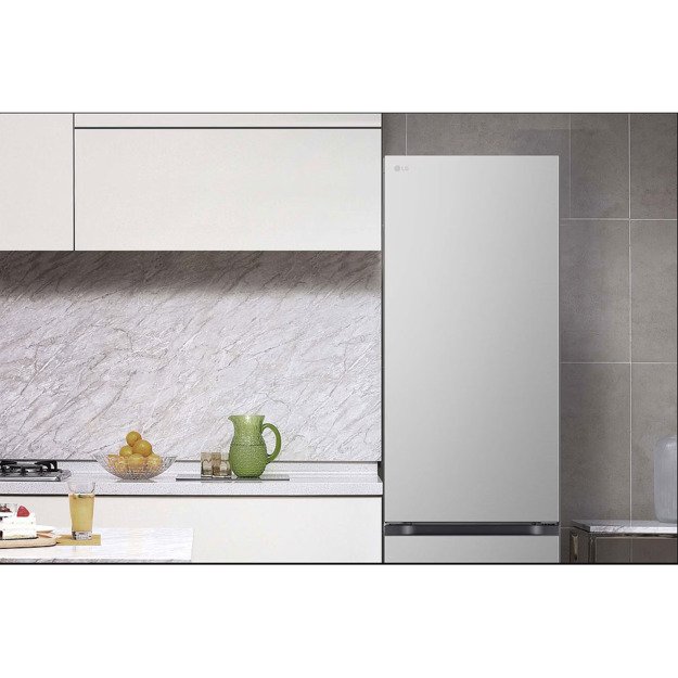 LG GBV5240DPY Refrigerator, D, Free-standing, Combi, Height 2.03 m, Net fridge 277 L, Net freezer 110 L, Grey | LG 2