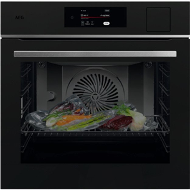 Garinė orkaitė AEG TP8SB731AT, juodos matinės spalvos