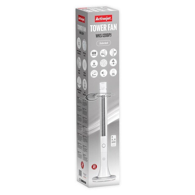 Fan column Activejet Selected WKS-120BPJ (white color)