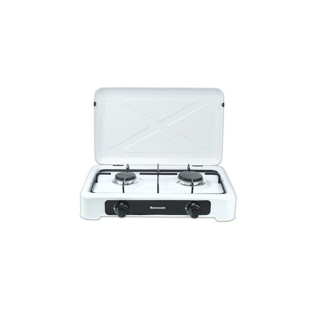 Ravanson K-02T hob White Countertop Gas 2 zone(s)