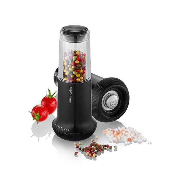 Salt and pepper grinder M black GEFU X-PLOSION G-34628