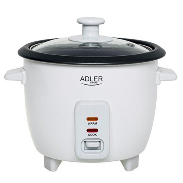 Adler AD 6406 Rice cooker Black, Stainless steel 1000 W