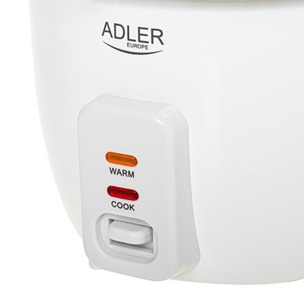Adler AD 6406 Rice cooker Black, Stainless steel 1000 W