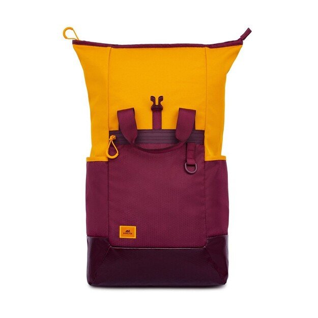 Rivacase Dijon 39.6 cm (15.6 ) Backpack Orange, Red