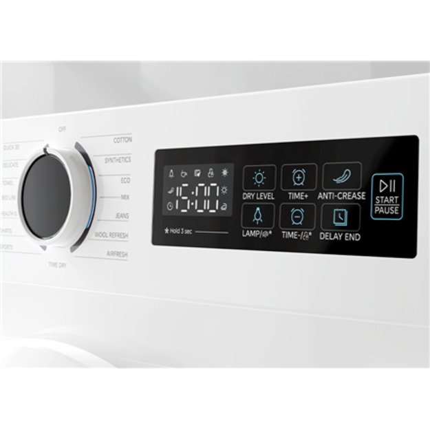 Midea | Dryer | MD110H70/W-HR | Energy efficiency class E | Front loading | 7 kg | LED | Depth 60 cm | White