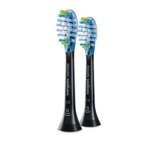 Philips Sonicare C3 Premium Plaque Defence HX9042/88 Sonic Dantų &scaron;epetėlio galvutės, Juoda