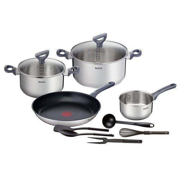 POT AND COOKING UTENSIL SET 11 PCE