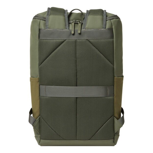 Rivacase Eden backpack Travel backpack Olive PU leather, Polyester, Recycled polyethylene terephthalate (rPET)