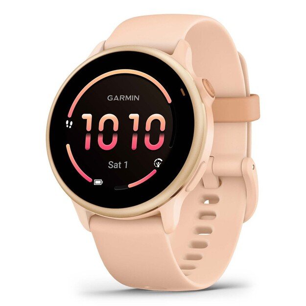 Garmin vívoactive 6 3.05 cm (1.2 ) AMOLED 42 mm Digital 390 x 390 pixels Touchscreen Pink Wi-Fi GPS (satellite)