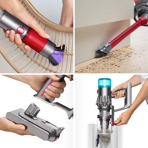 Dyson V12 Origin 2-in-1 stick vacuum Battery Dry HEPA Bagless Nickel