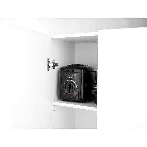 Progress EK2969PBLKVDE Compact Deep Fat Fryer