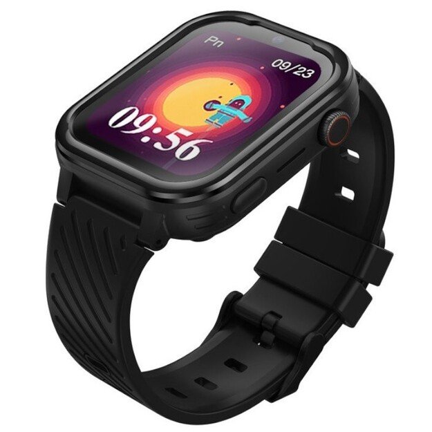 I&scaron;manusis laikrodis  vaikams su lietuvi&scaron;ku meniu Garett Kids Essa 4G Black