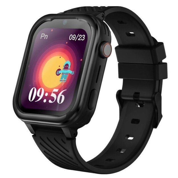 I&scaron;manusis laikrodis  vaikams su lietuvi&scaron;ku meniu Garett Kids Essa 4G Black