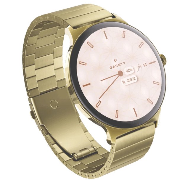 Garett Verona 2 Smartwatch Gold Solid steel