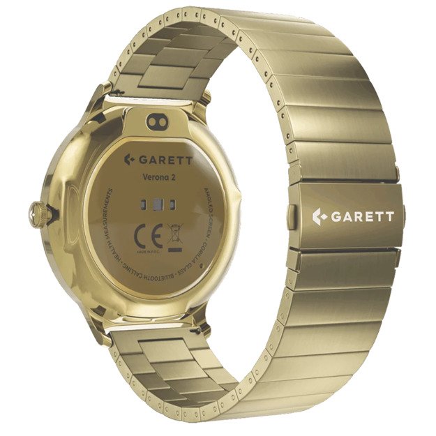 Garett Verona 2 Smartwatch Gold Solid steel