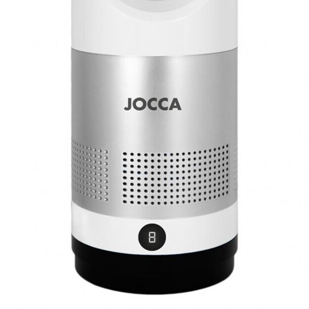 Patalpų &scaron;ildytuvas + &scaron;alto oro ventiliatorius Jocca 2401 sidabrinis