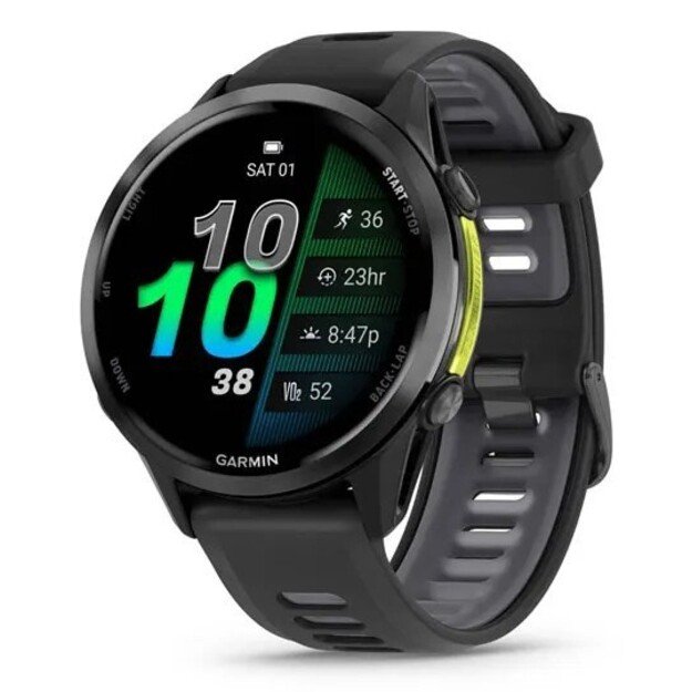 Garmin Forerunner 970 3.56 cm (1.4 ) AMOLED Digital 454 x 454 pixels Touchscreen Black, Yellow Wi-Fi GPS (satellite)