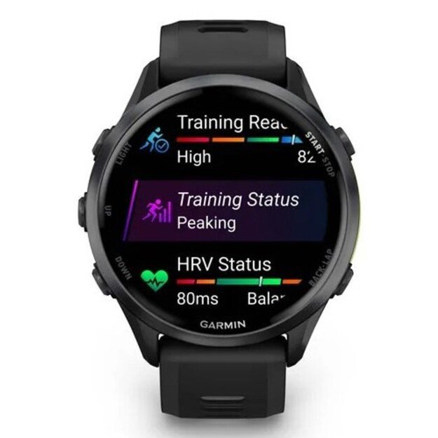Garmin Forerunner 970 3.56 cm (1.4 ) AMOLED Digital 454 x 454 pixels Touchscreen Black, Yellow Wi-Fi GPS (satellite)